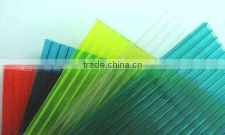 4mm clear polycarbonate hollow sheet for roof