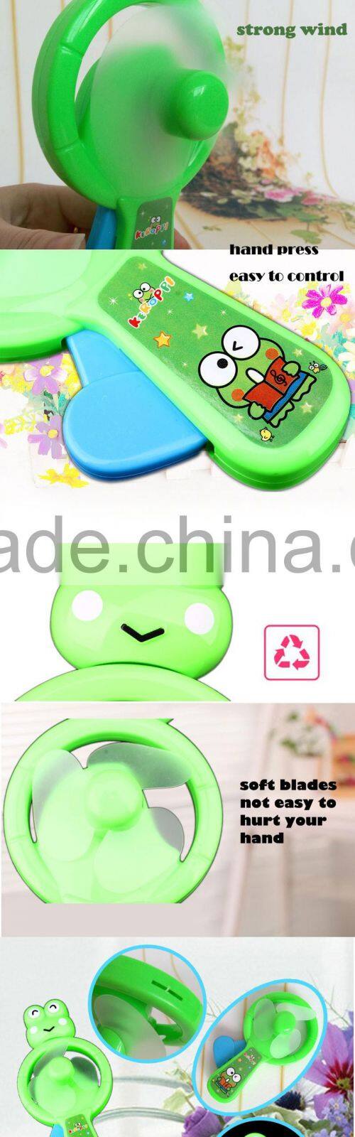 Promotion cheap plastic small powerful toy fan for sale
