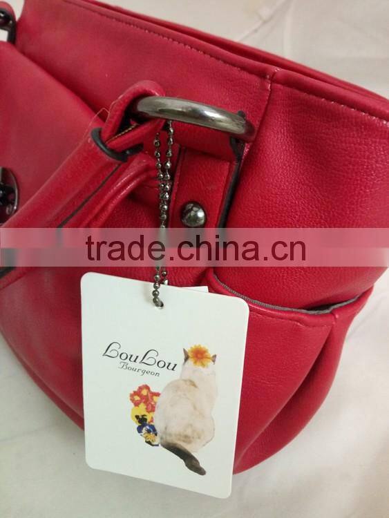 stock hand bags 200 pcs good price PU handbag for woman