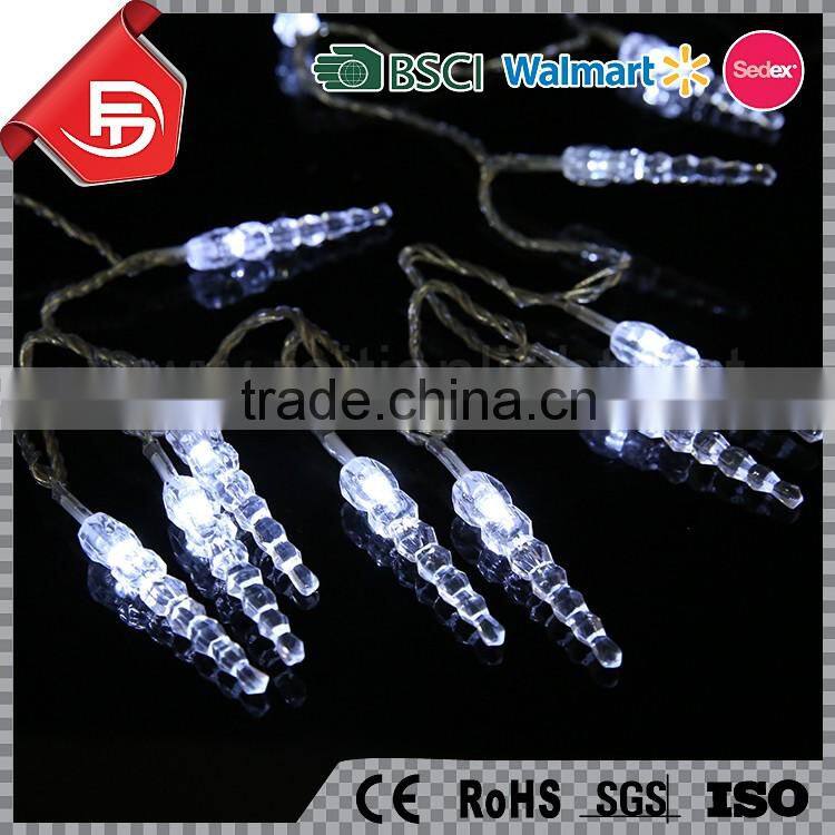 TZFEITIAN OEM ODM welcome CE ROHS approval icicle falling cold white led string light
