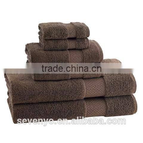 Dobby cotton towel sets multi-color