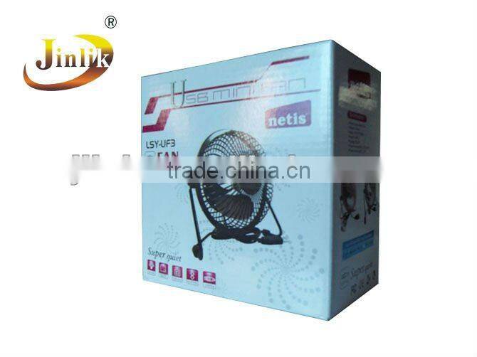 High quality cooling super mute metal mini usb fan for laptop notebook with key switch