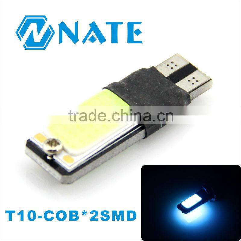 New Products and hot saling T10 led cob canbus car led light 12V t10 w2w canbus led light
