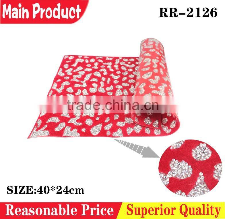 Fashion fabric horsehair adhesive rhinestone mesh trimming,sticker sheets