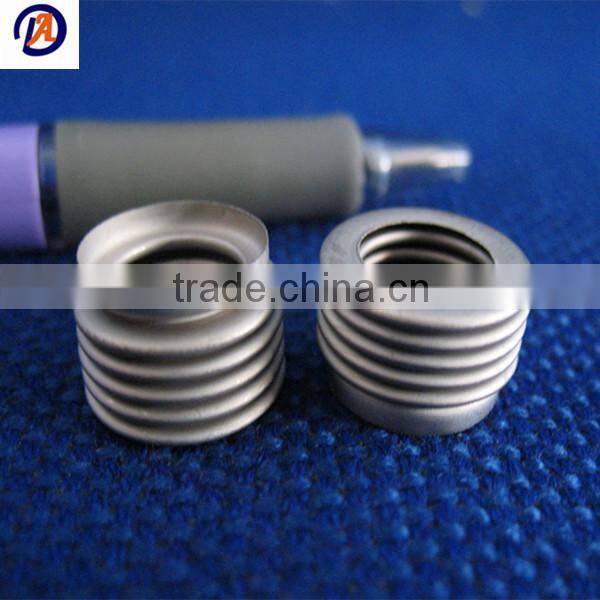 Flexible corrugated conduit tube with big diameter bellows and bellows assembly