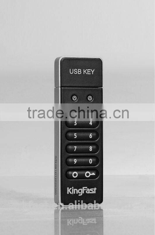 KingFast Security USB Flash Drive 16GB AES-256 Hardware Encryption Advanced Self-destroying Intelligent & Self-locking Function