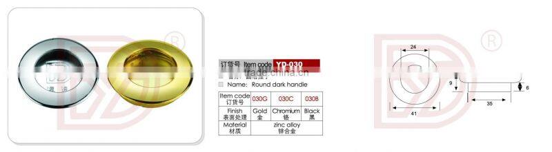 Plastic/zinc alloy drawer knobs/furniture handle