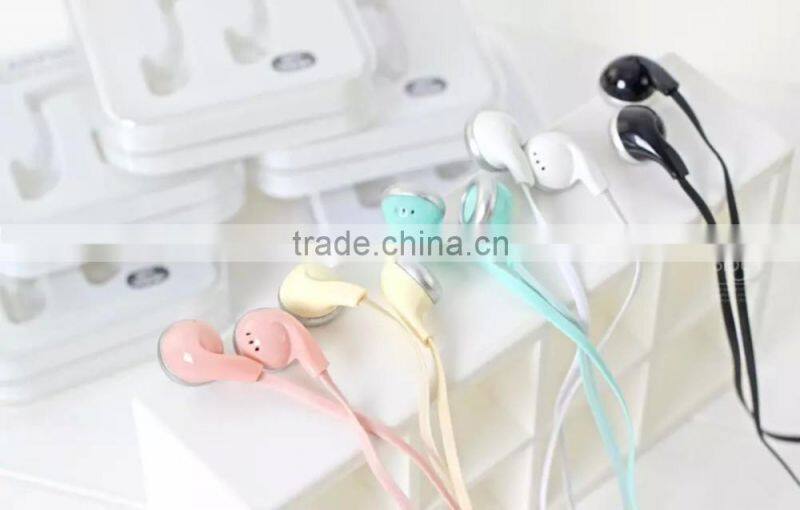 MS2087 Mini music yellow earphone for girls