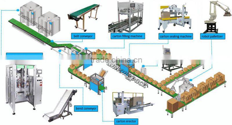 automatic carton box robotic palletizer