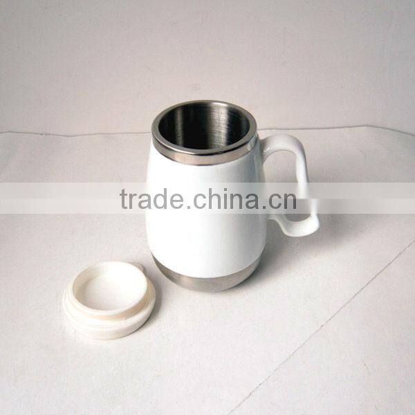 wholesale coffee cup made of stainless steel and ceramic items