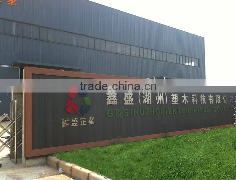 China manufactory wpc decking floor /WPC solid decking/WPC decking board