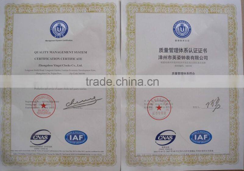 16 inch High quality and big size home decoration MDF map wall clock