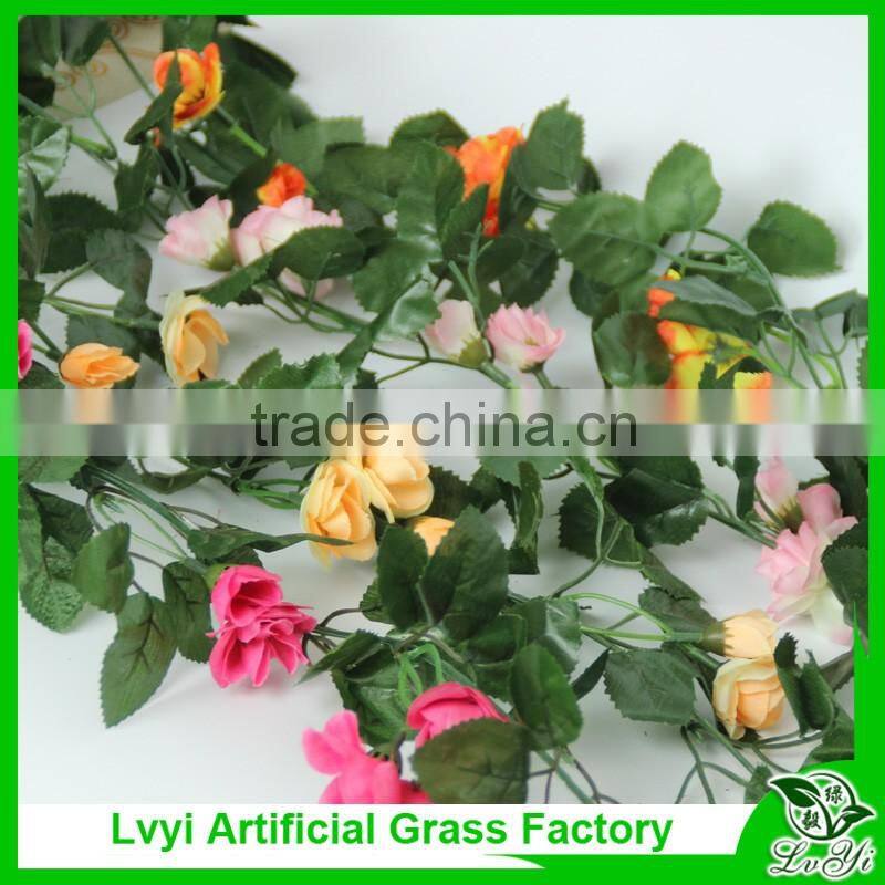 Artificial rose flower vine hanging flower vines