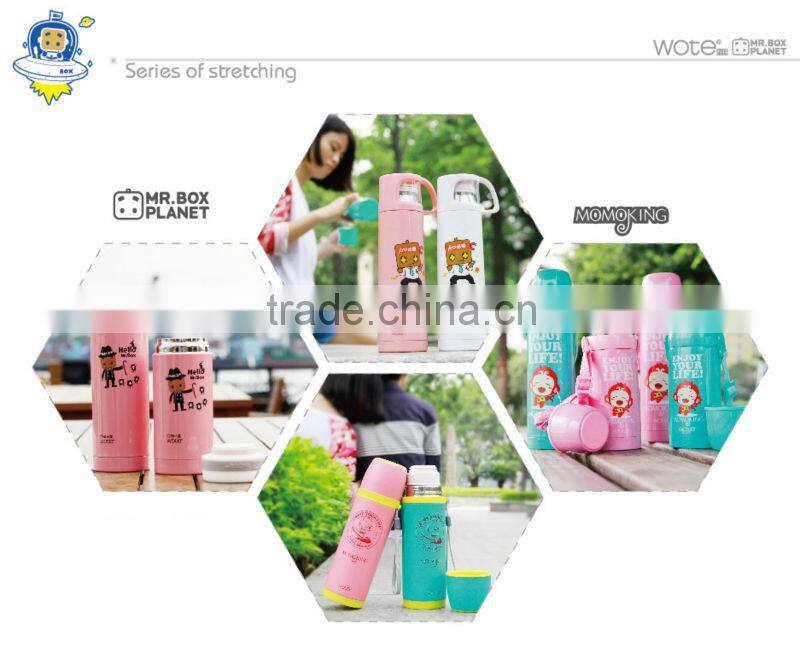 High quality sport 350ml japanese stainless steel double wall vaccum flask