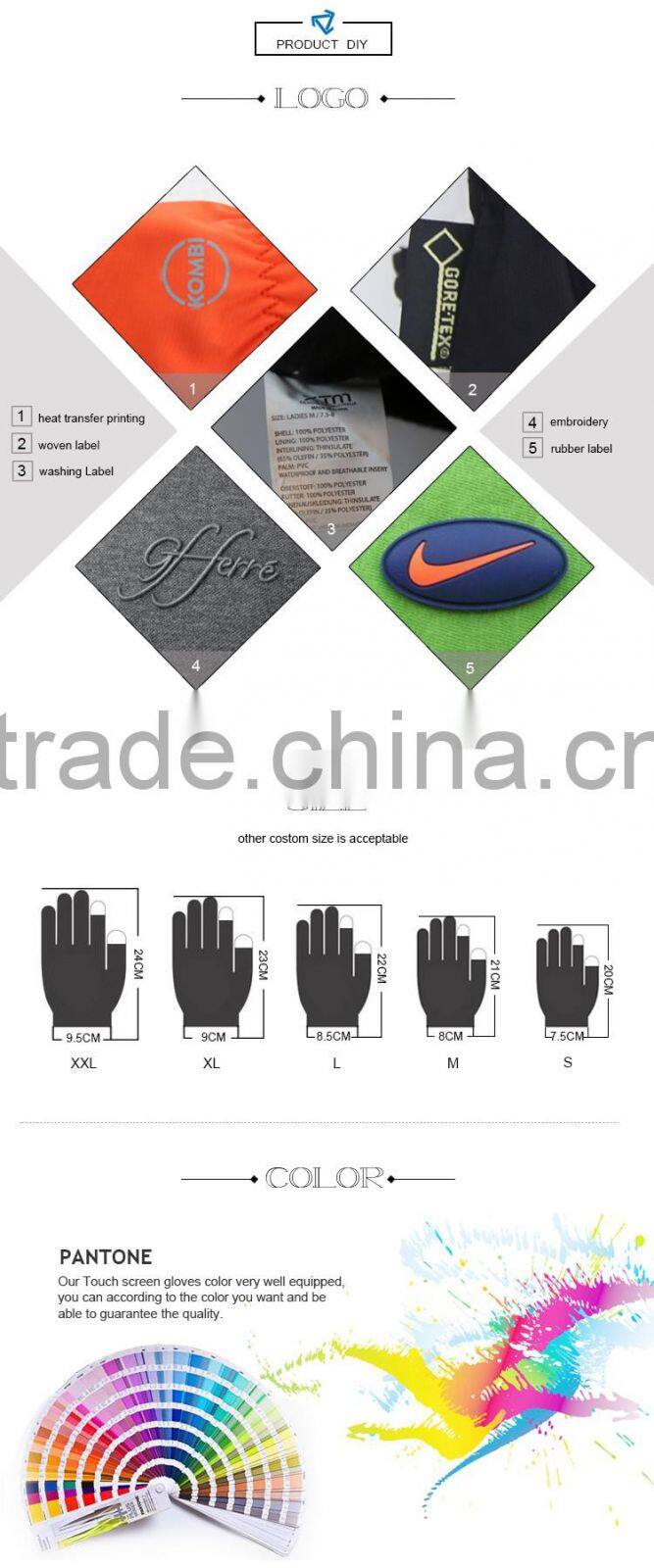 Magic warm touch screen gloves for women