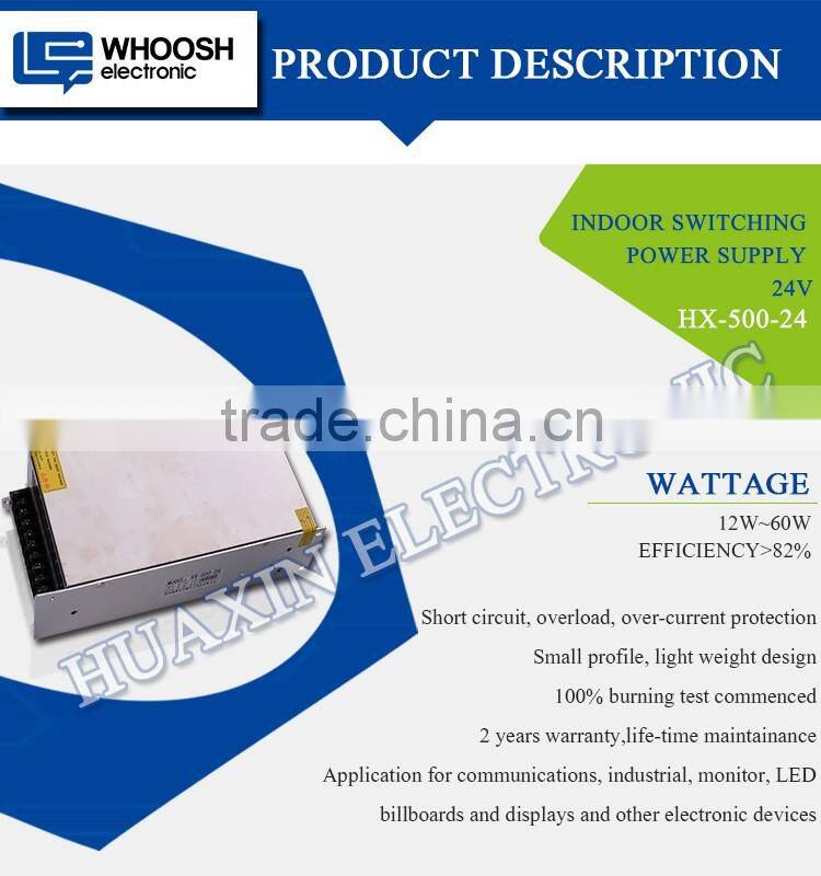Appropriate price 600w 24v power supply adapter with good quality