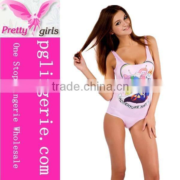 Sexy Women One Piece Swimwear Black Swimwear Bikini