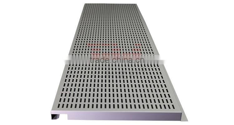 Building materials aluminum false ceiling system square type