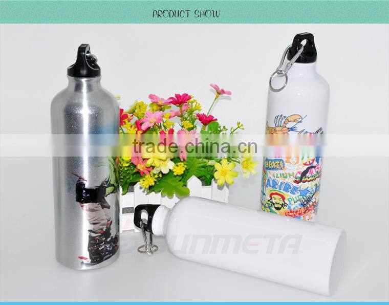 Sunmeta factory supply blank 750ml sublimation aluminum sports bottle(LH-04)