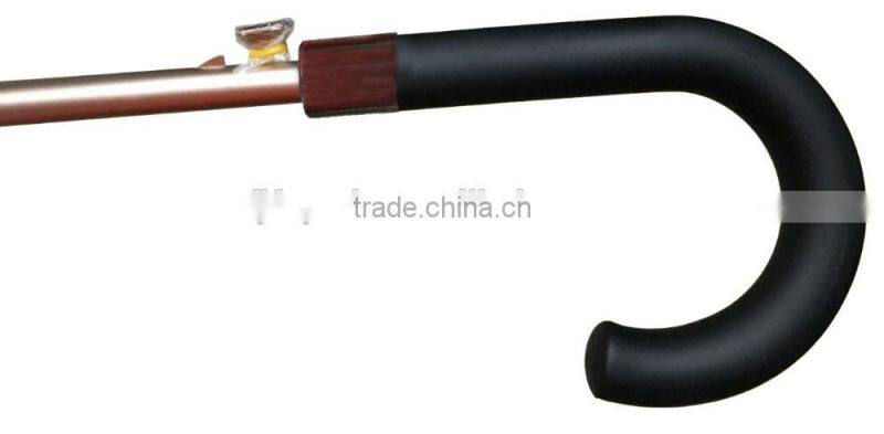 2016 25inch 14mm Luxury Auto Fiberglass And Gold Aluminum Frame Double Layers High Quality Straight Umbrella