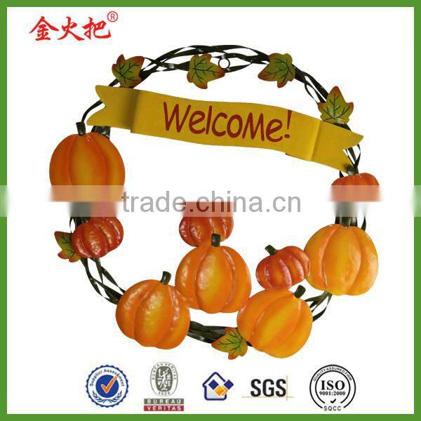 2015 Hot Sale Low Price Top Quality Metal welcome boards for garden decoration