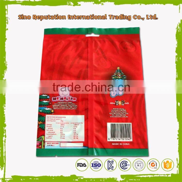 wholesale Back Center Sealed Packaging Bag For Rubber Gloves
