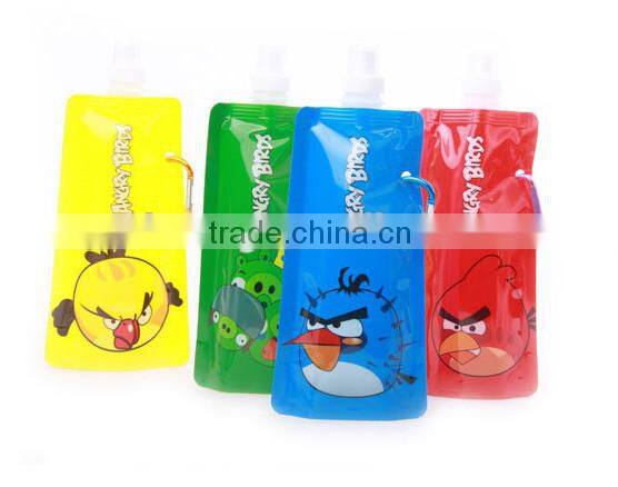 Foldable Plastic Sports Water Bottle