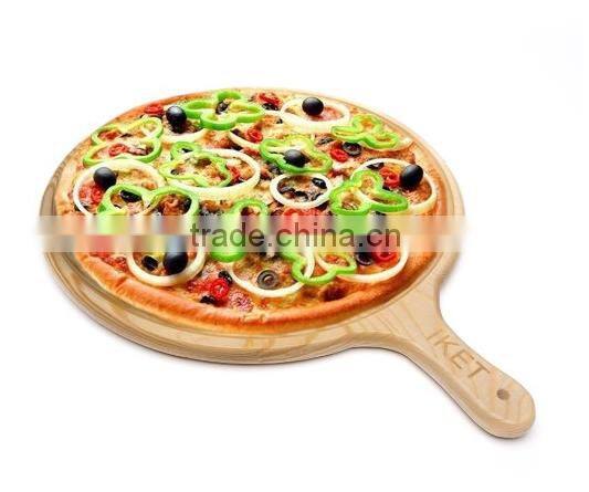 china factory FSC&BSCI solid pine wooden pizza plates board for kitchen