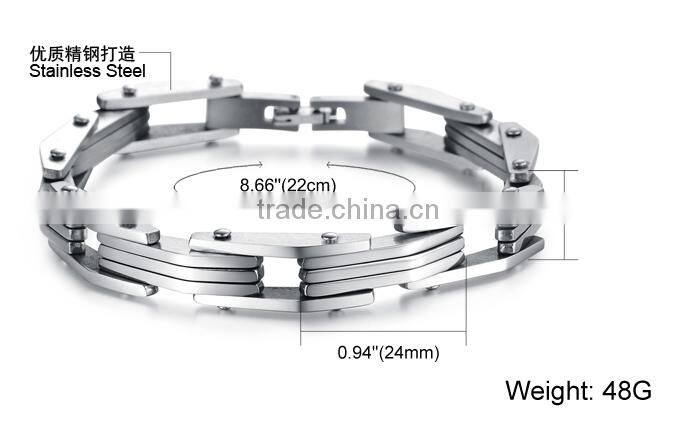 High quality stainless steel bracelet for men