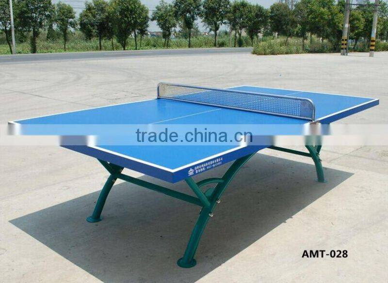 Blue color red frame table tennis table with Portable Post clip