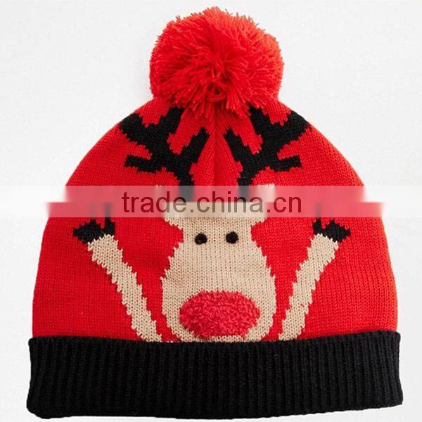 16SLY103 knit LED christmas beanie