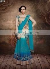 Goodness Beige Georgette On Net Designer Lehenga Choli/indian lehenga online shopping