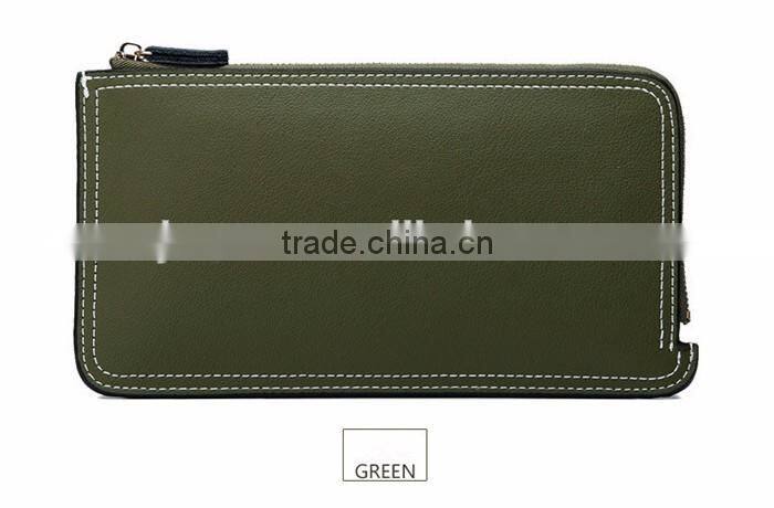 Fashionable Women Wallet 2015 Custom Leather Zipper Funny Wallet