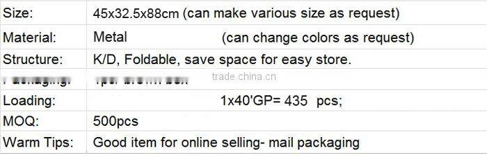 Rolling Metal Kitchen Warehouse Storage Cart with Wheels