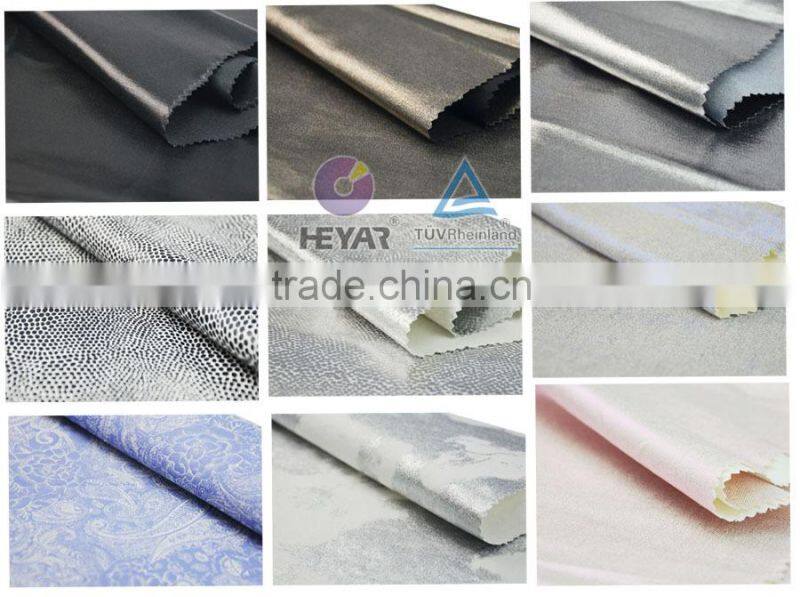 Foil Print Shimmer Dot Design Fabric for Dress Pants