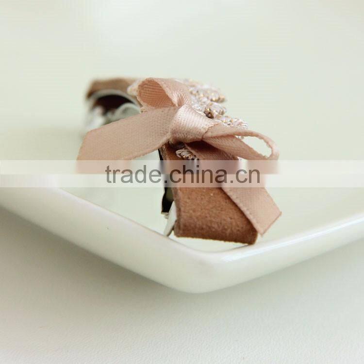 MYLOVE original Women lace barrette fabric hair clip