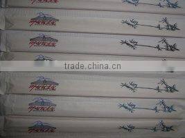 eco-friendly disposable bamboo twin chopsticks with paper packing