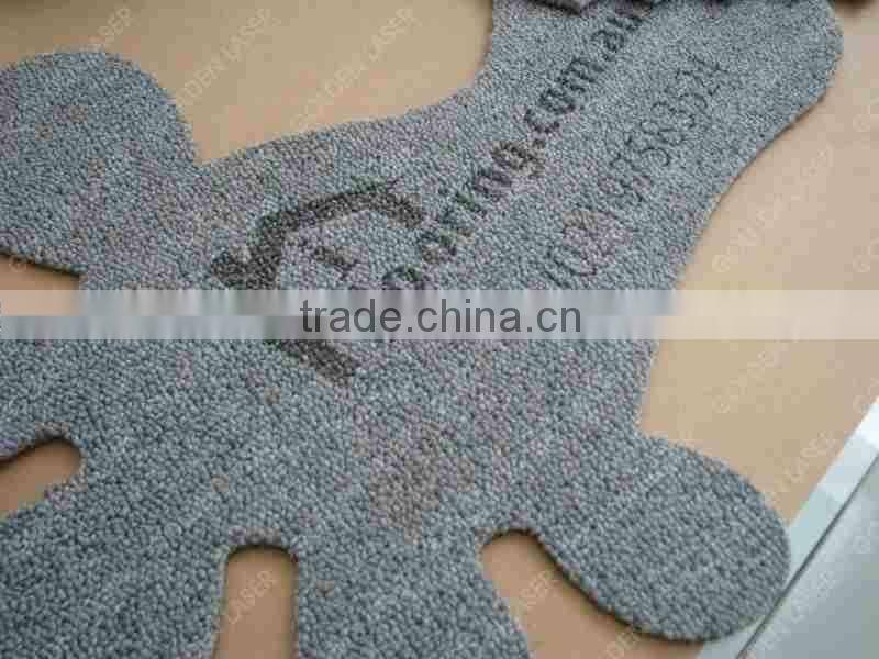 Laser Cutting System for Car Floor Mat,Logo Carpet,Custom Wool Rug