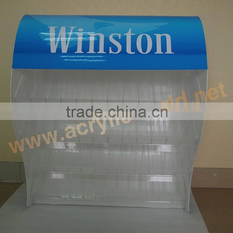 Customized Counter Acrylic Cigarette Display Case