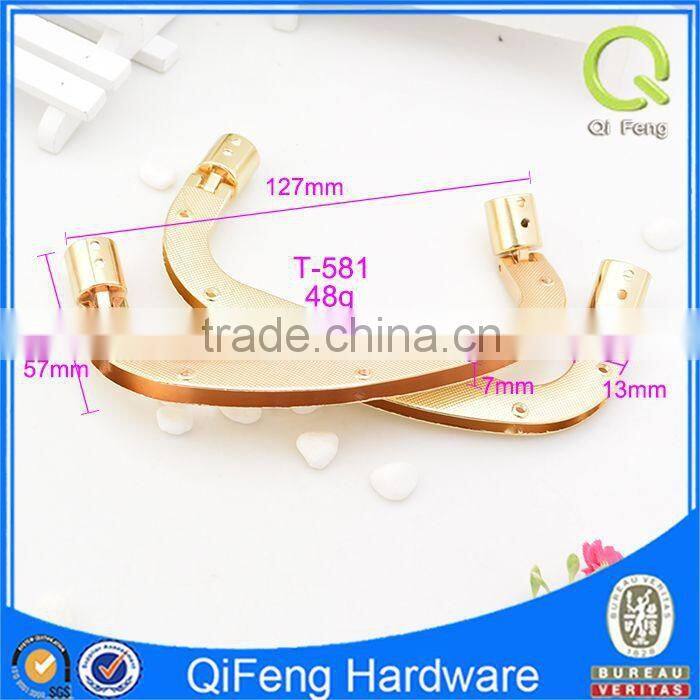 T-581 arch shape metal leather bag ornament in guangzhou