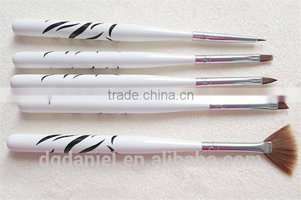Nylon Hair Cosmetic Nail Art gel Brush