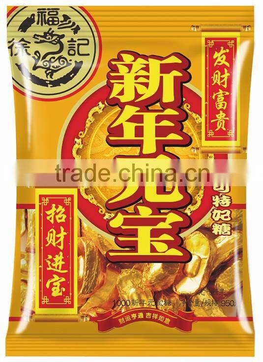 HFC new year package 7160 gold ingot chocolate candy