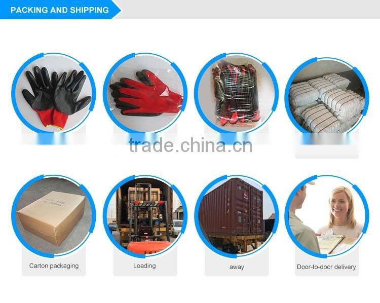 BSSAFETY safety protective cheap nitrile gloves coated working gloves