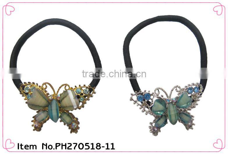 high quality crystal ponytail holders for women