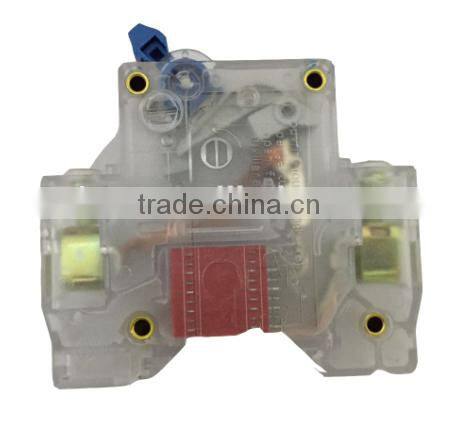 mini circuit breaker with transparent cover DZ47-63 1P 6-32A