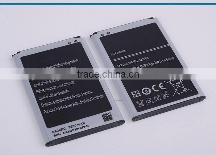 B800BC 3200mah phone battery for samsung lipo accu mobile used
