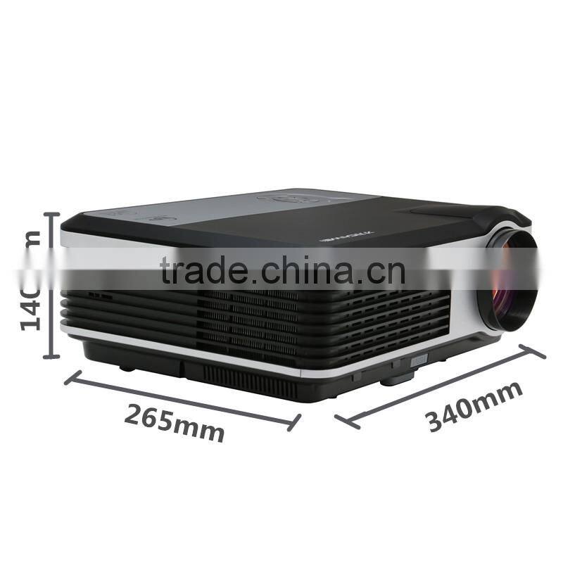 3800lumen HD LED Android Wifi miracast projector With HDMI TV USB VGA Video port