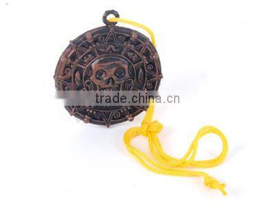 2014 New design pirate pendant&gold coin