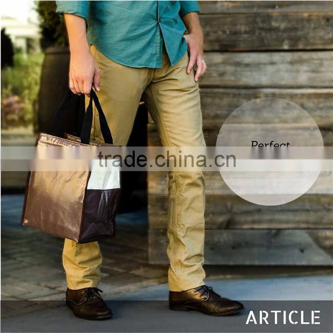 Colorful new arrived top quality canvas lunch bag