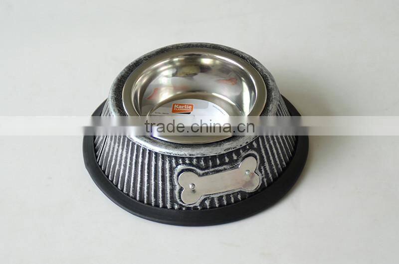 New style metal modern dog bowl for feeding